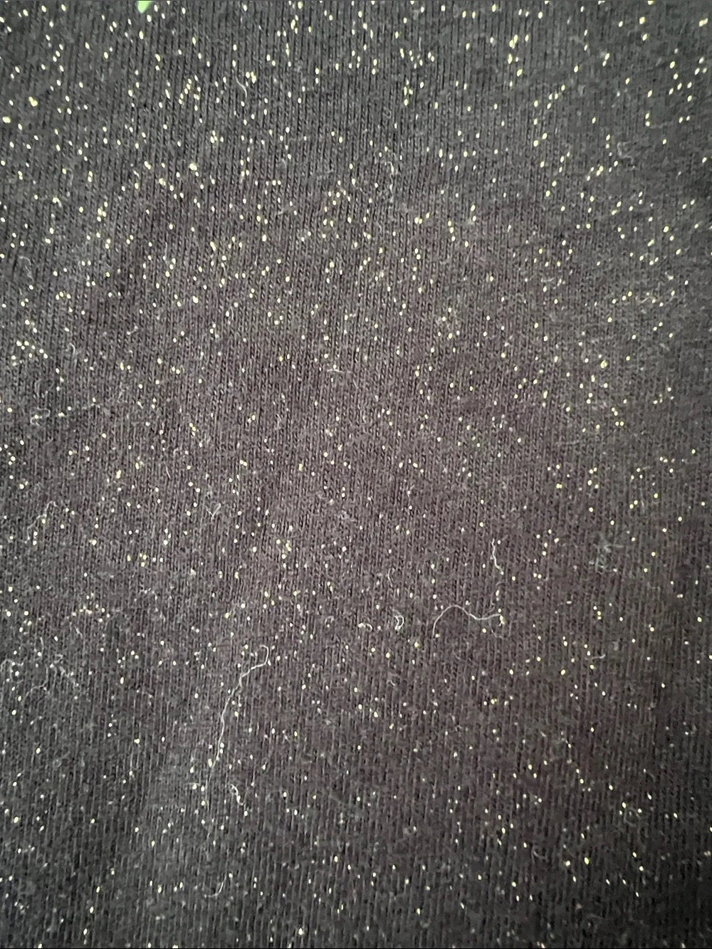 Justice Black Sparkle Short Sleeve Tee